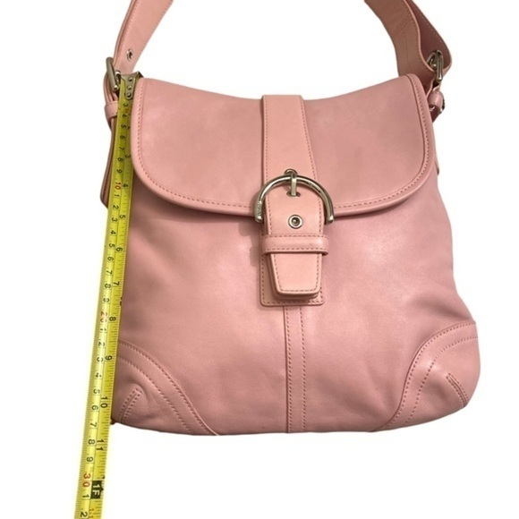 Coach pink leather soho two way crossbody messenger bag - Picture 4 of 16